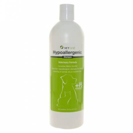 Vet One Hypoallergenic Shampoo +PS 16oz Bottle
