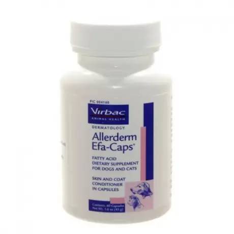 Allerderm Efa Caps Virbac Gel Cap Supplement for Dogs and Cats