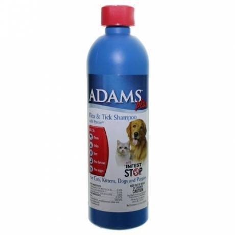 Adams flea and insecticide shampoo for pets