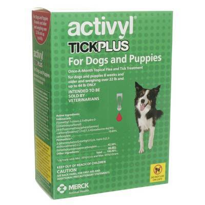 activyl tick plus spot on for dogs