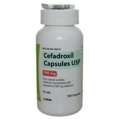 is cefadroxil good for tooth infection