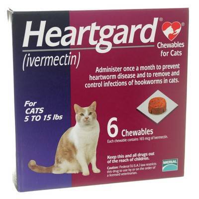 Heartgard Chewables For Cats Heartworm Vetrxdirect Pharmacy Heartgard Chewables For Cats Ivermectin Feline Heartworm Disease