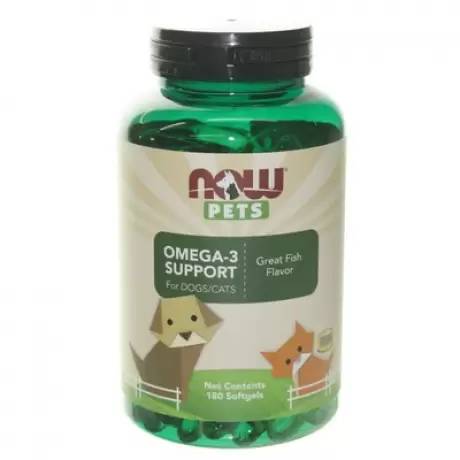 Now Pets Omega-3 Support 180 Softgels