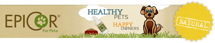 Epicor for Pets. Healthy pets, happy owners. Natural.